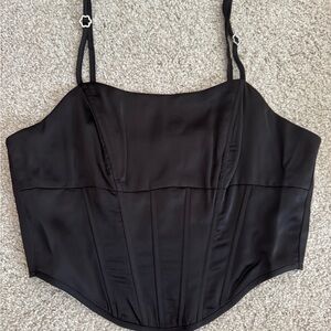 Black Women's Corset Top